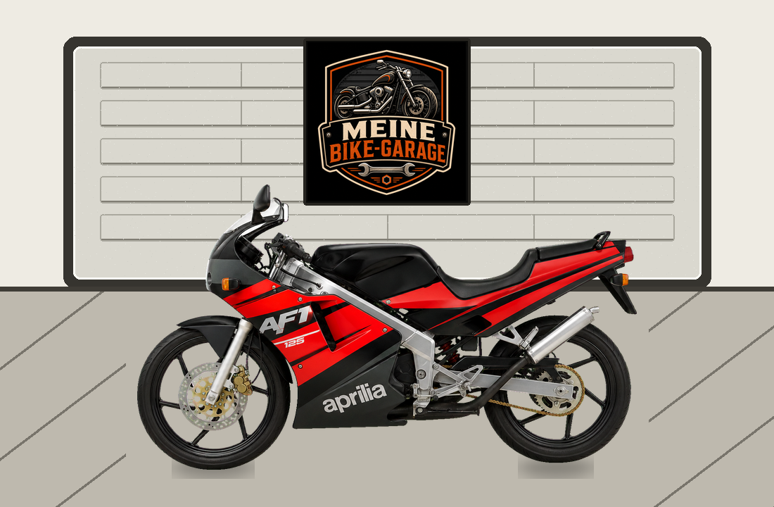 Motorradillustration für Aprilia AF1 125