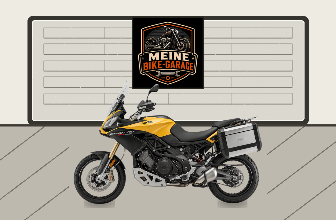 Motorradillustration für Aprilia Caponord 1200 Rally
