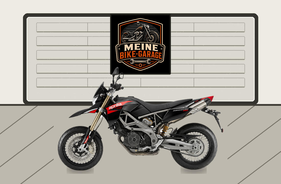 Motorradillustration für Aprilia Dorsoduro 750