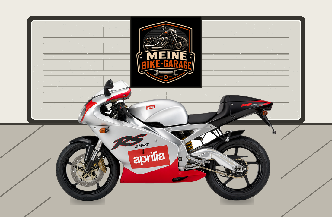 Motorradillustration für Aprilia RS 250