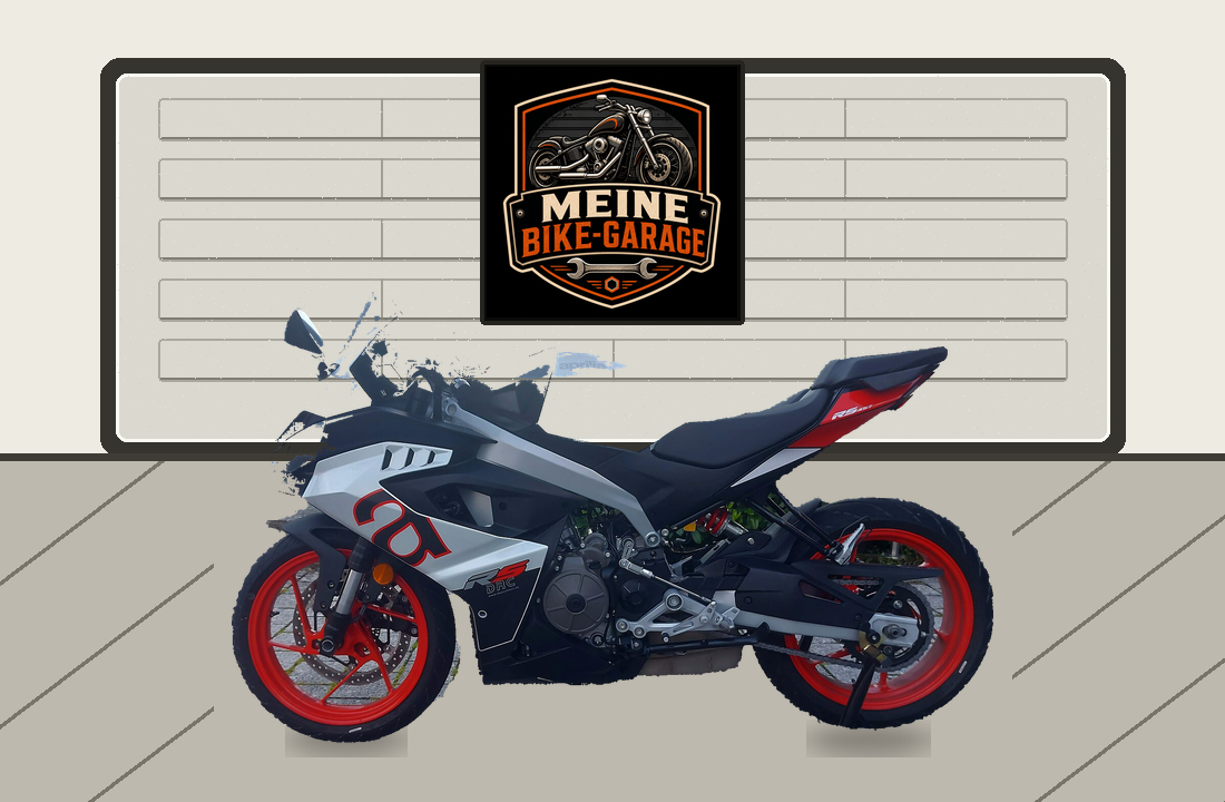 Motorradillustration für Aprilia RS 457