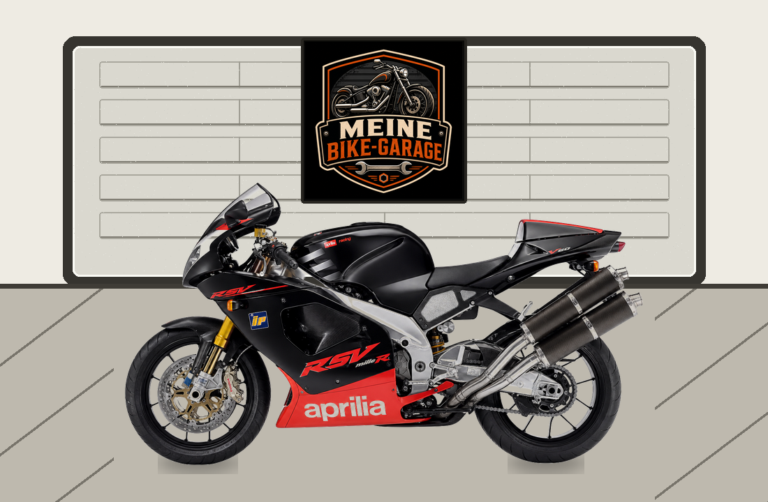Motorradillustration für Aprilia RSV Mille R