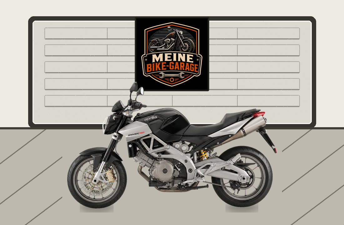 Motorradillustration für Aprilia Shiver 750