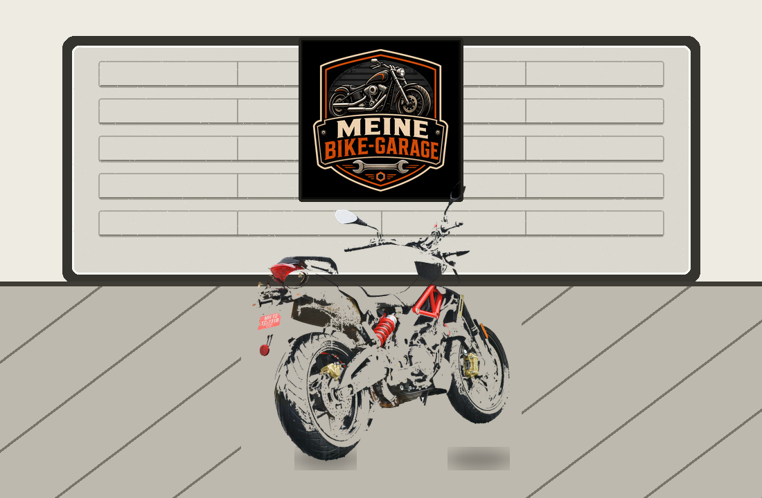 Motorradillustration für Aprilia Shiver 900