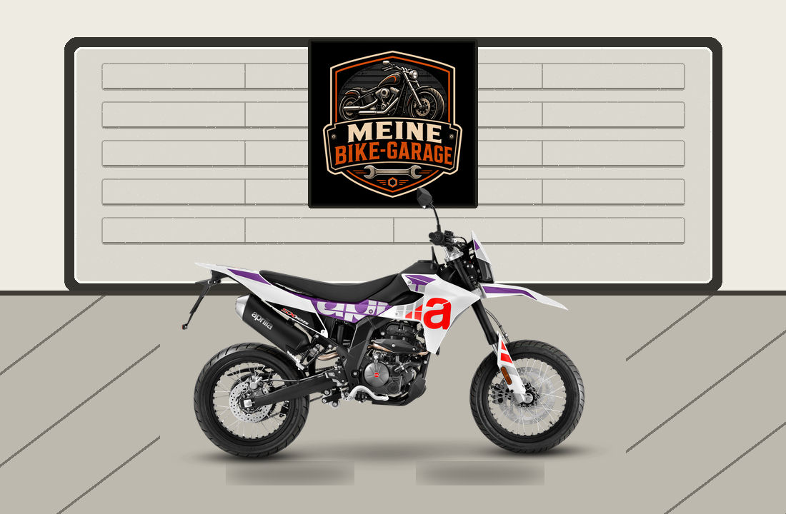 Motorradillustration für Aprilia SX 125