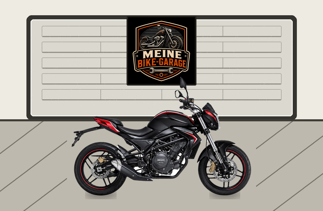 Motorradillustration für Benda BD400