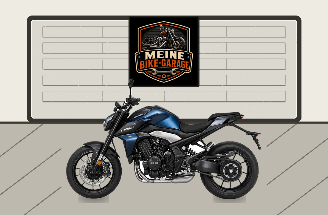 Motorradillustration für Benda LFS 700 Pro