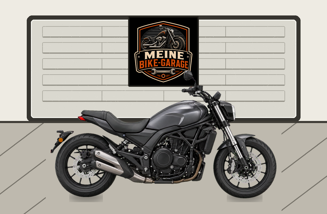 Motorradillustration für Benelli 502 C