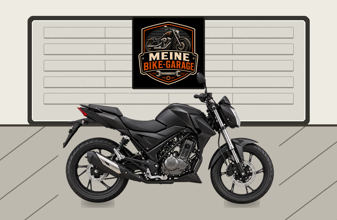 Motorradillustration für Benelli BN 125