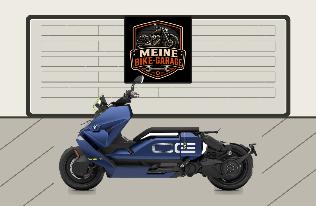 Motorradillustration für BMW CE 04