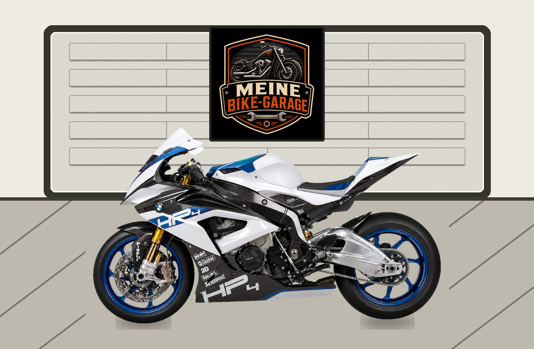 Motorradillustration für BMW HP4