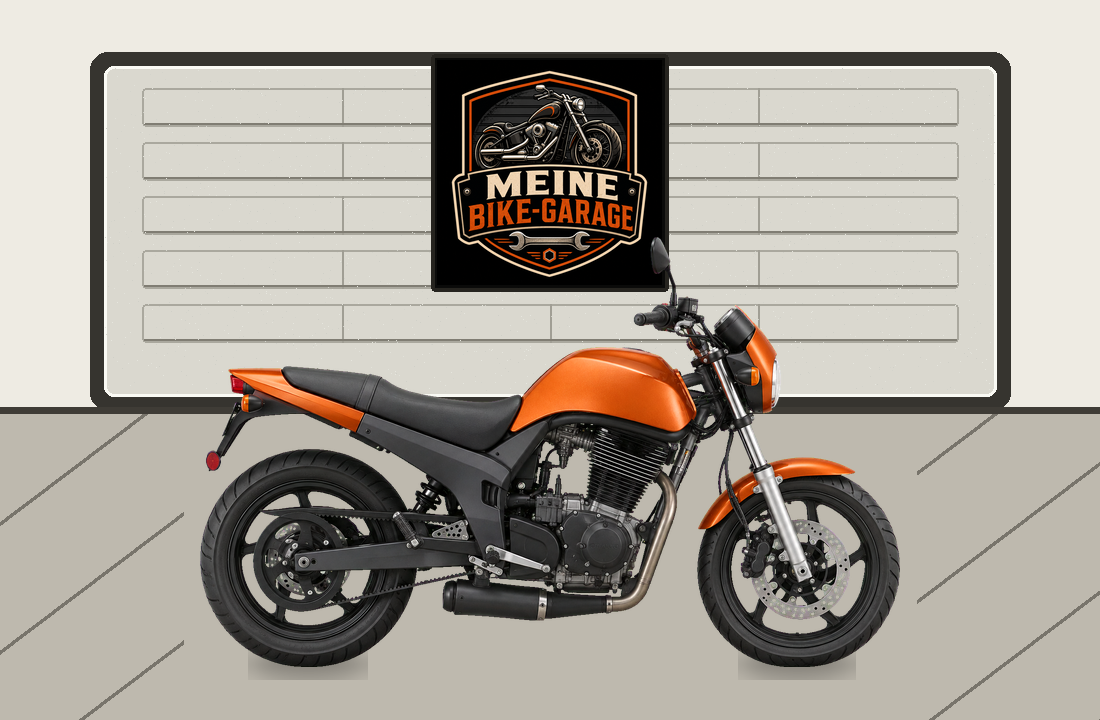 Motorradillustration für Buell Blast
