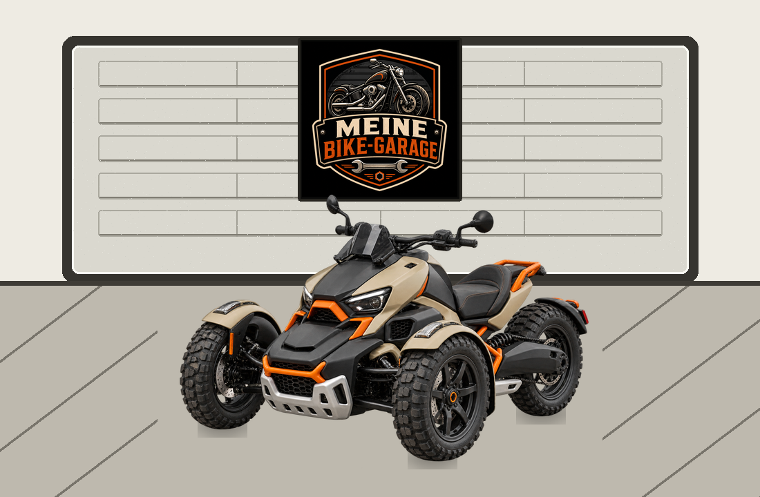 Motorradillustration für Can-Am Ryker Rally