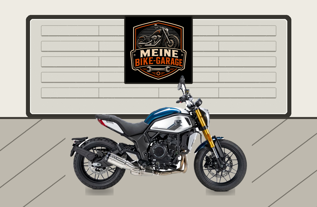 Motorradillustration für CFMOTO 700CL-X Heritage