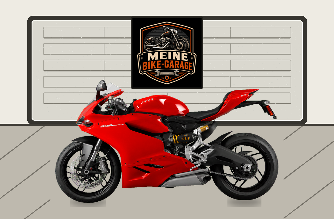 Motorradillustration für Ducati 899 Panigale