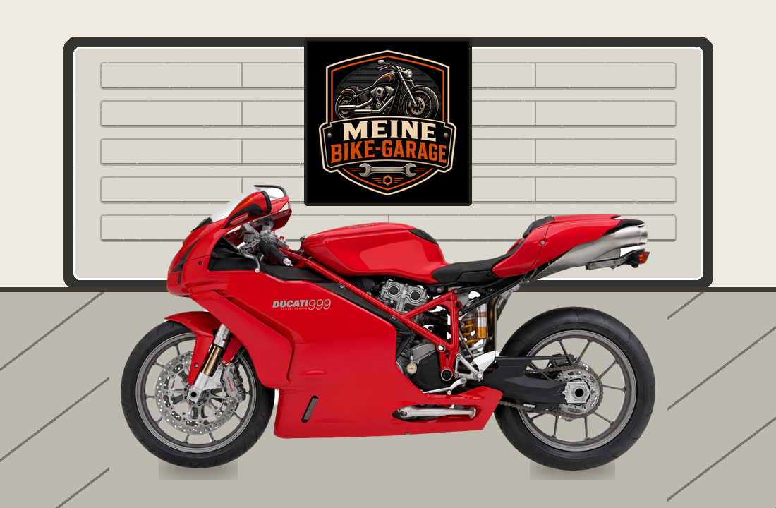 Motorradillustration für Ducati 999