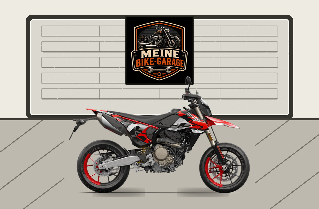 Motorradillustration für Ducati Hypermotard 698 Mono