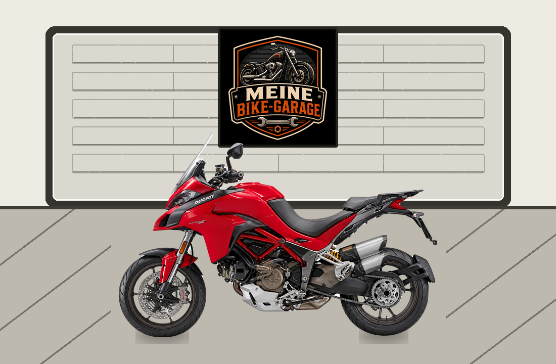 Motorradillustration für Ducati Multistrada 1260 S
