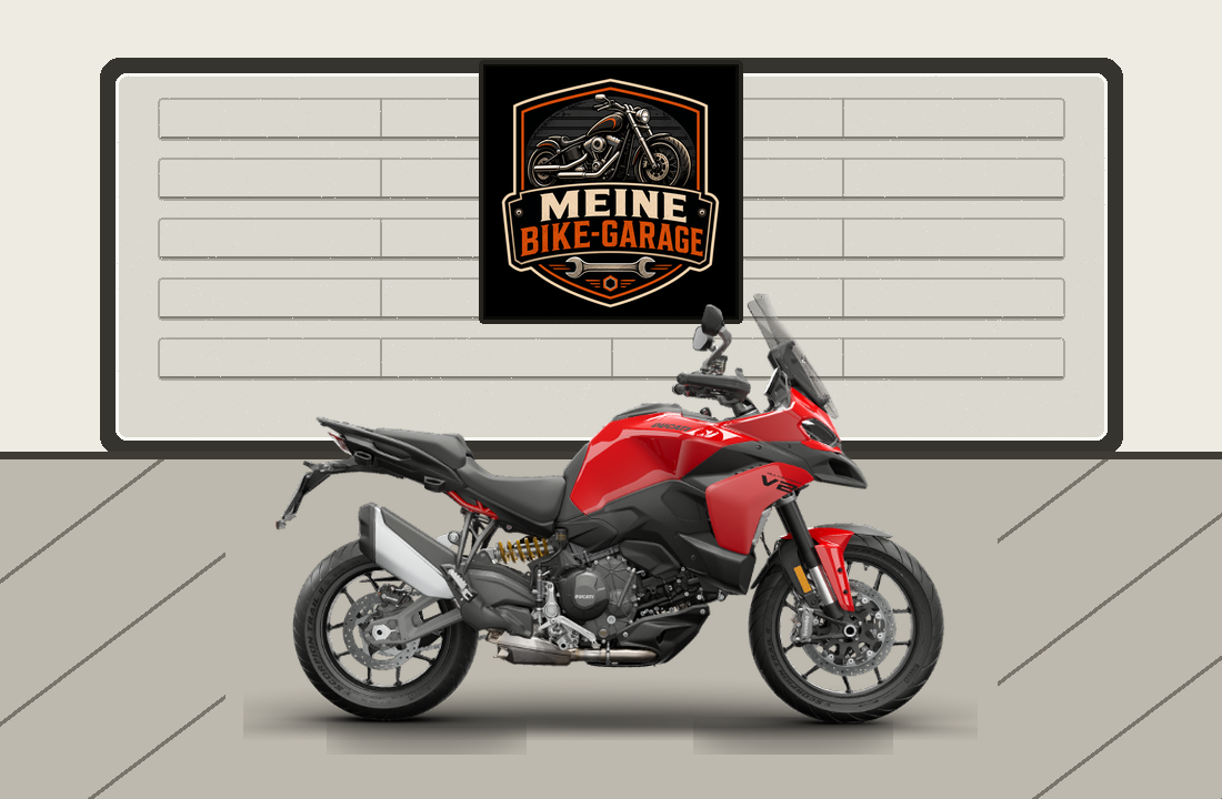 Motorradillustration für Ducati Multistrada V2