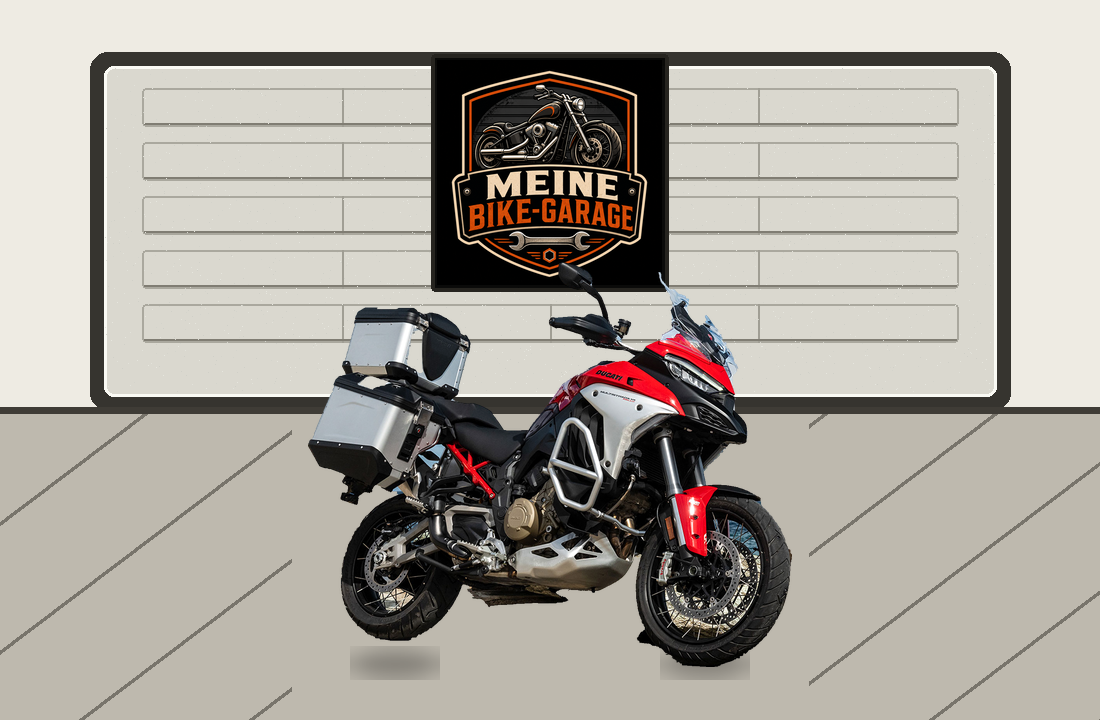 Motorradillustration für Ducati Multistrada V4 Rally