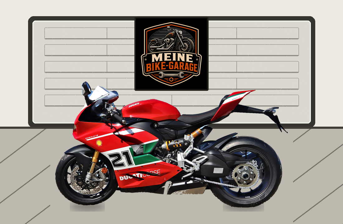 Motorradillustration für Ducati Panigale V2