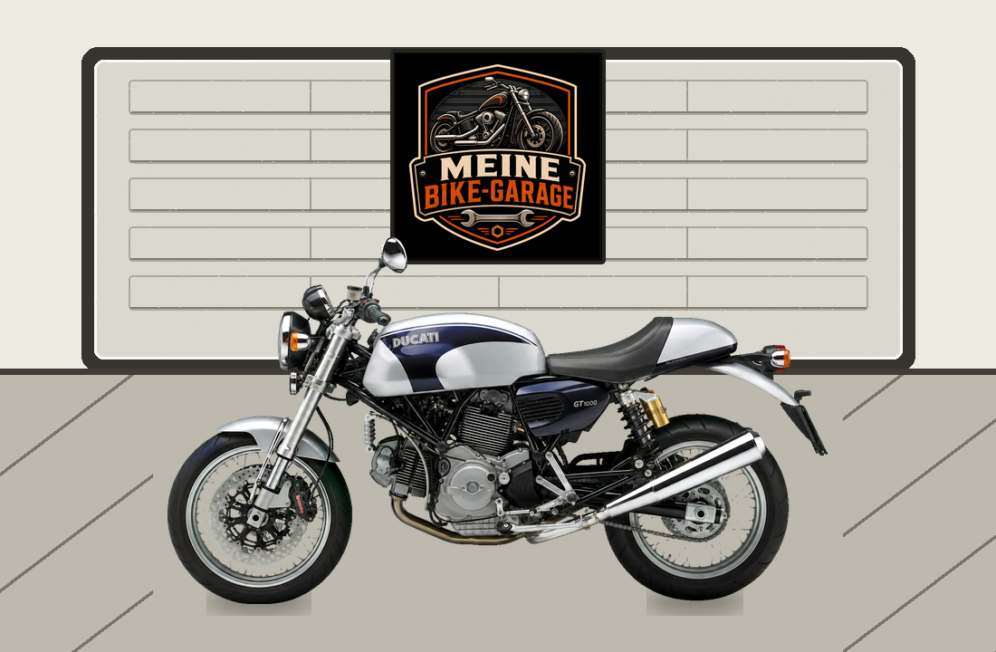 Motorradillustration für Ducati SportClassic GT1000