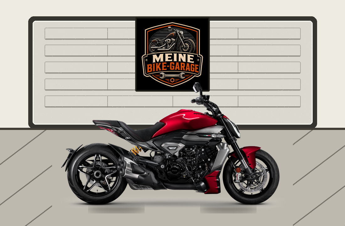 Motorradillustration für Ducati XDiavel V4
