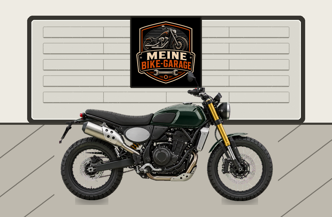 Motorradillustration für Fantic Caballero 700