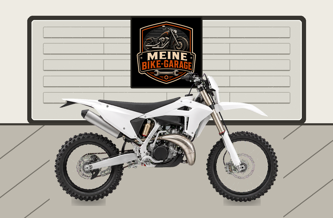 Motorradillustration für Fantic XE 300