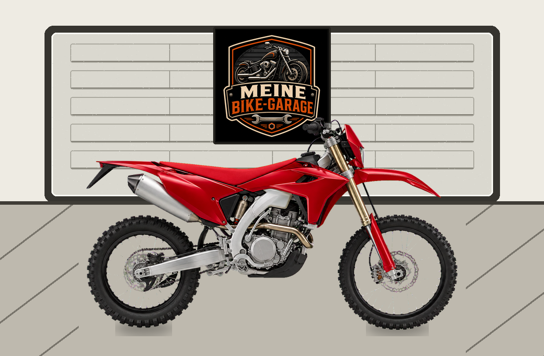 Motorradillustration für Fantic XEF 250 4T