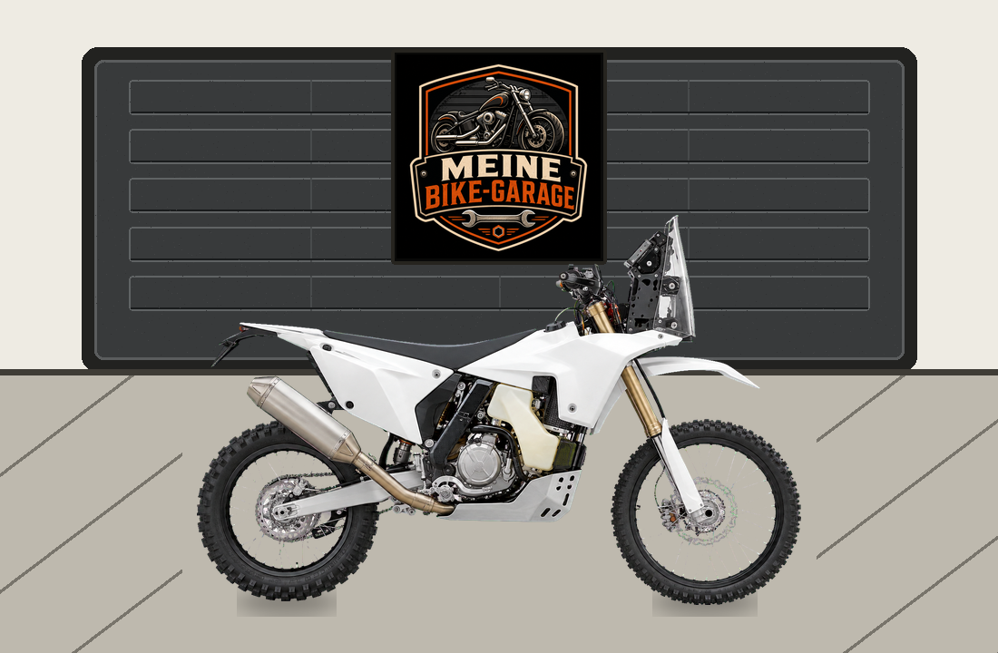 Motorradillustration für Fantic XEF 450 Rally