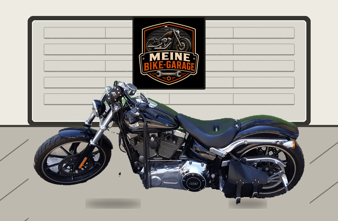 Motorradillustration für Harley-Davidson Breakout
