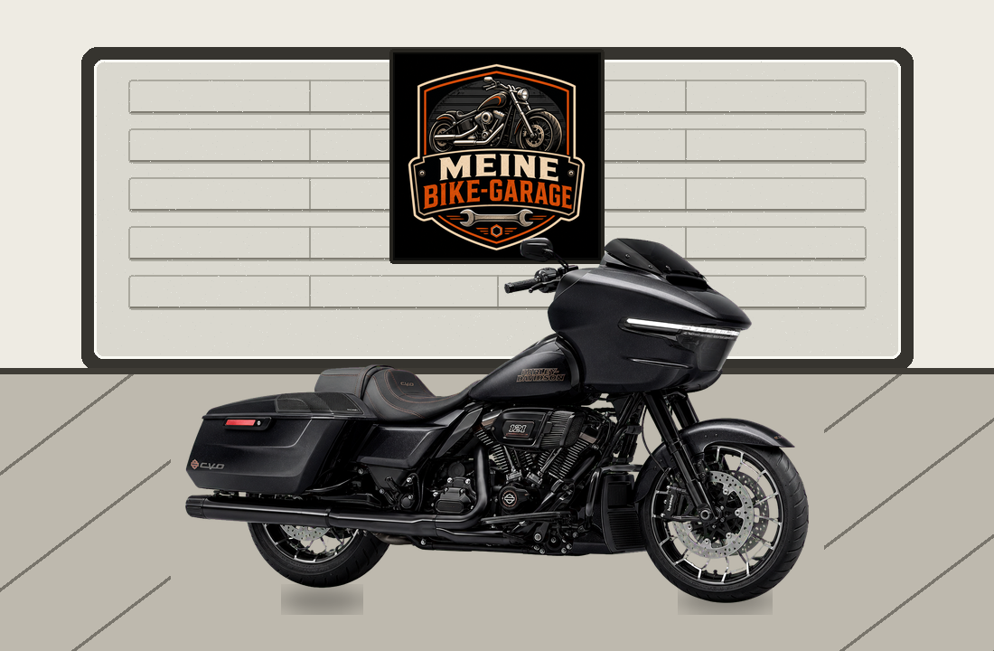 Motorradillustration für Harley-Davidson CVO Street Glide