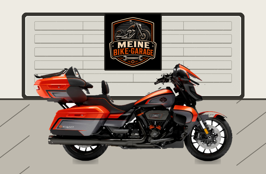 Motorradillustration für Harley-Davidson CVO Street Glide Limited