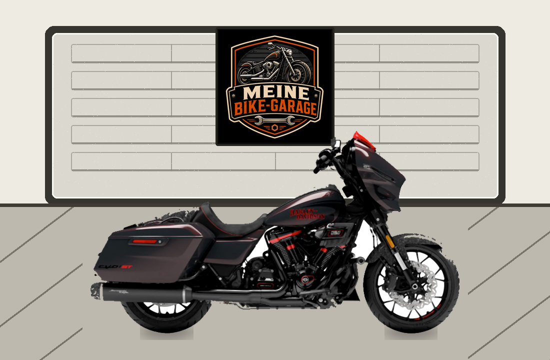 Motorradillustration für Harley-Davidson CVO Street Glide ST