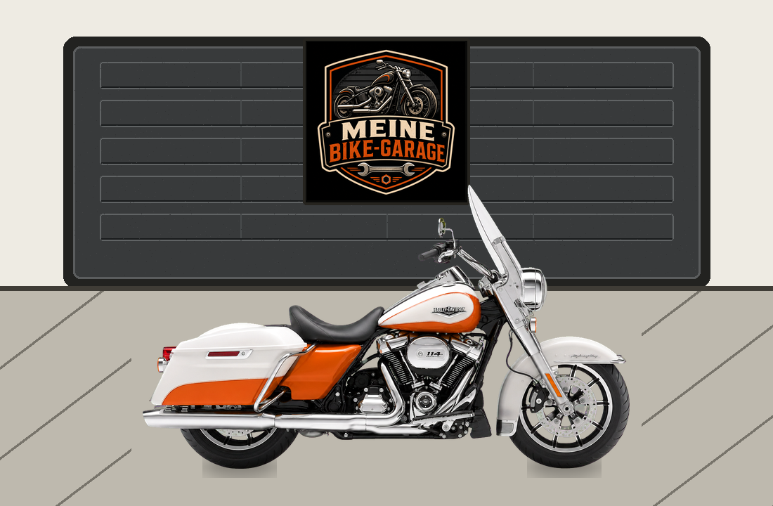 Motorradillustration für Harley-Davidson Electra Glide Highway King