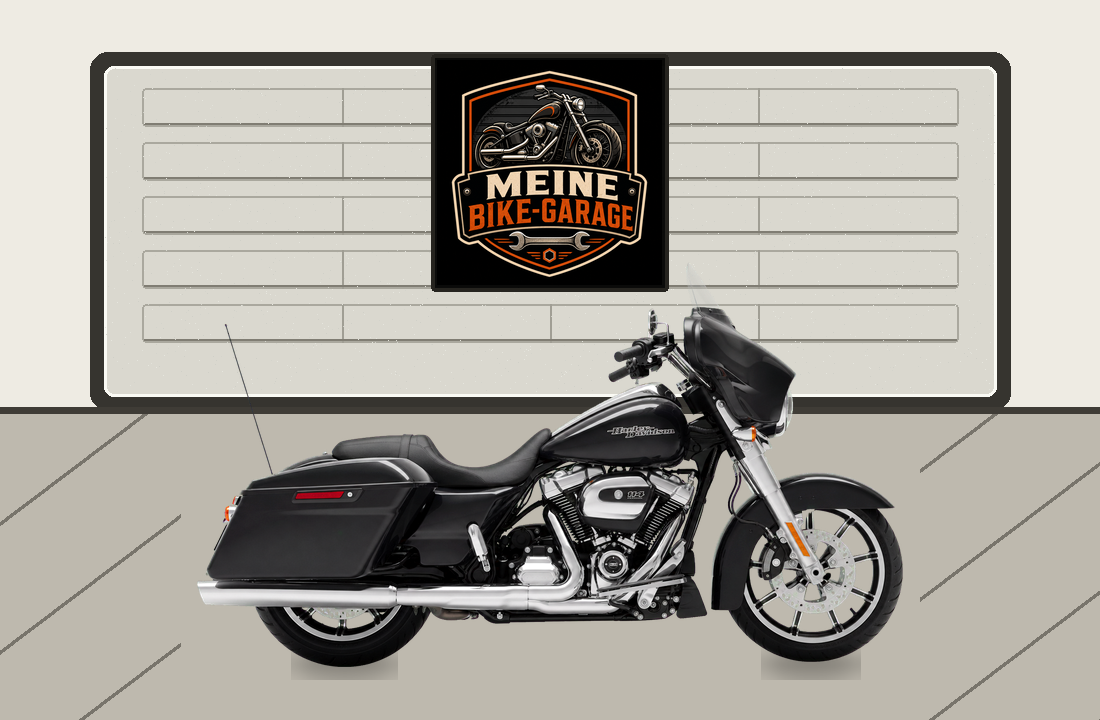 Motorradillustration für Harley-Davidson Electra Glide Standard
