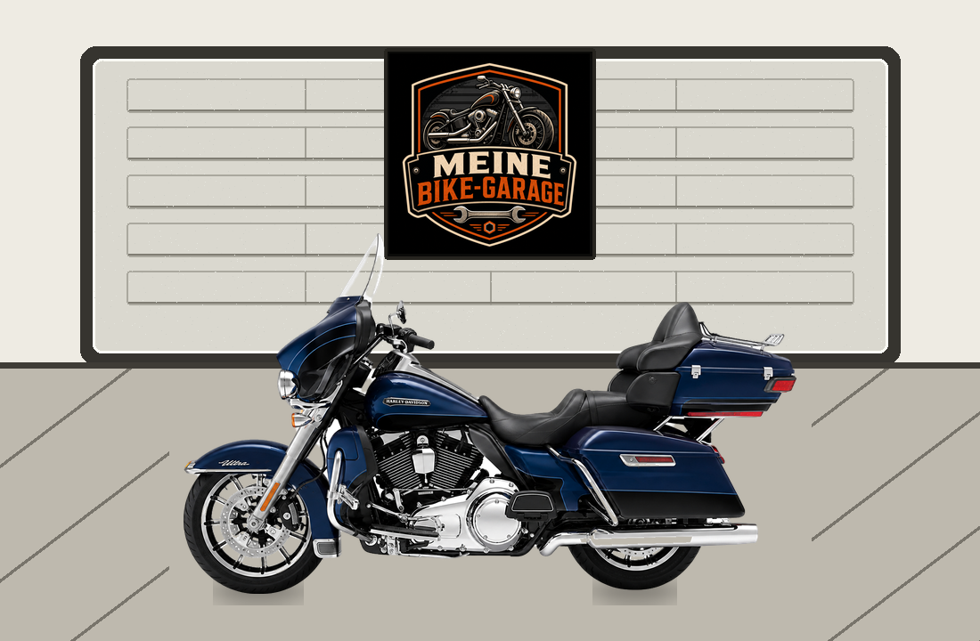 Motorradillustration für Harley-Davidson Electra Glide Ultra Classic
