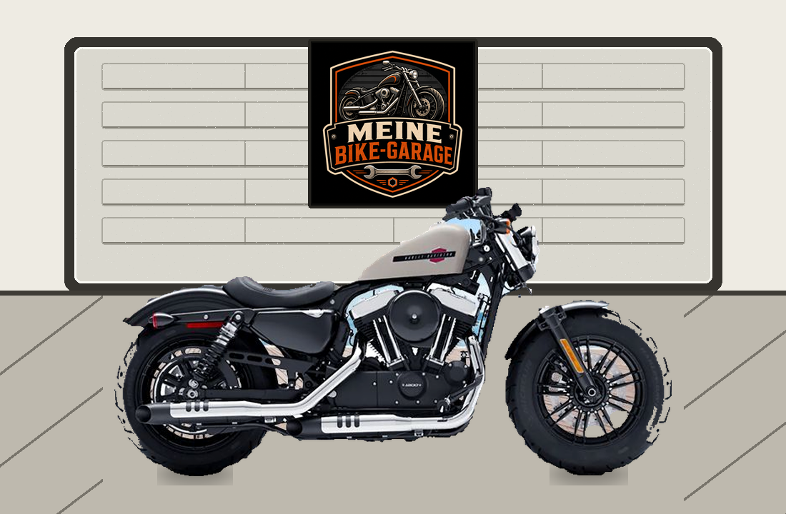 Motorradillustration für Harley-Davidson Forty-Eight