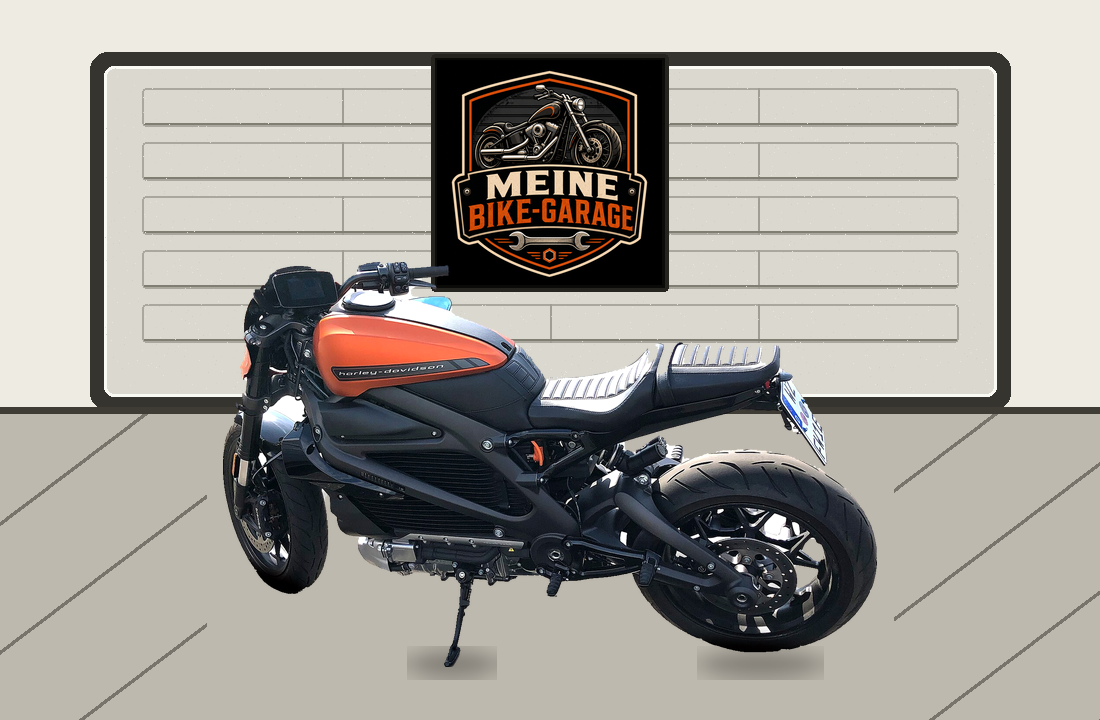 Motorradillustration für Harley-Davidson LiveWire