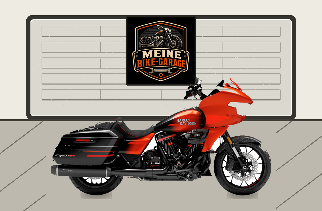 Motorradillustration für Harley-Davidson Road Glide