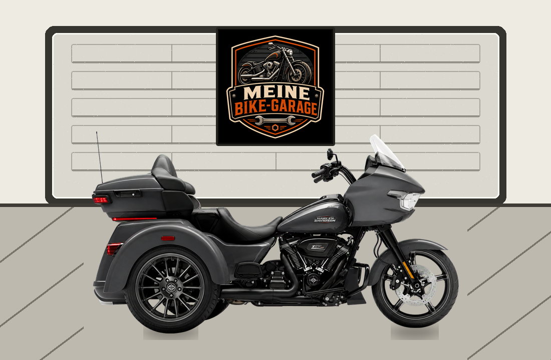 Motorradillustration für Harley-Davidson Road Glide 3