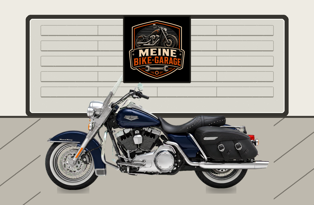 Motorradillustration für Harley-Davidson Road King Classic
