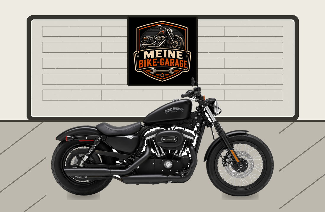 Motorradillustration für Harley-Davidson Sportster 1200 Nightster