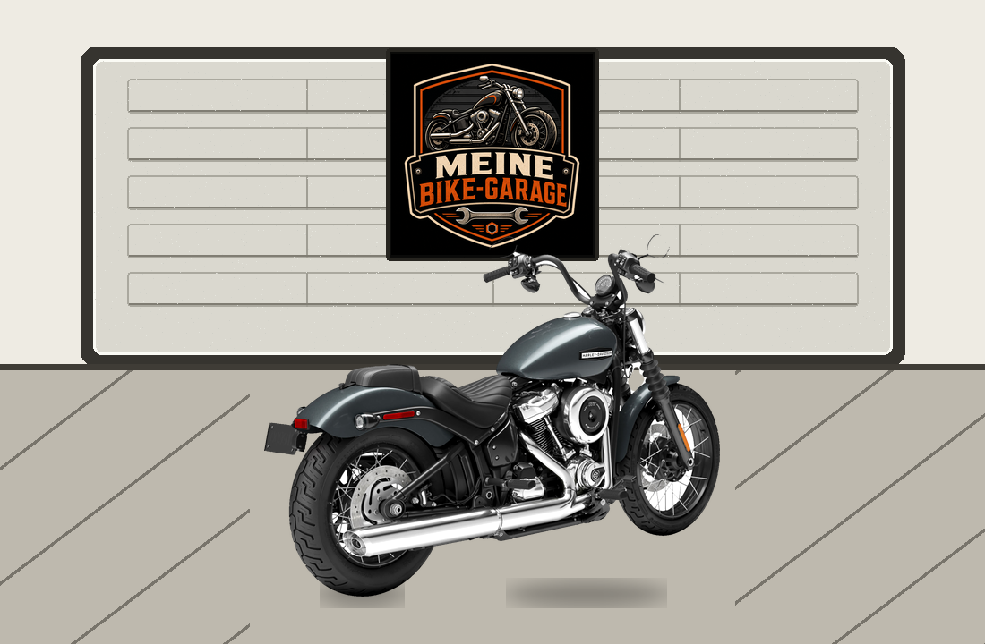 Motorradillustration für Harley-Davidson Street Bob 114