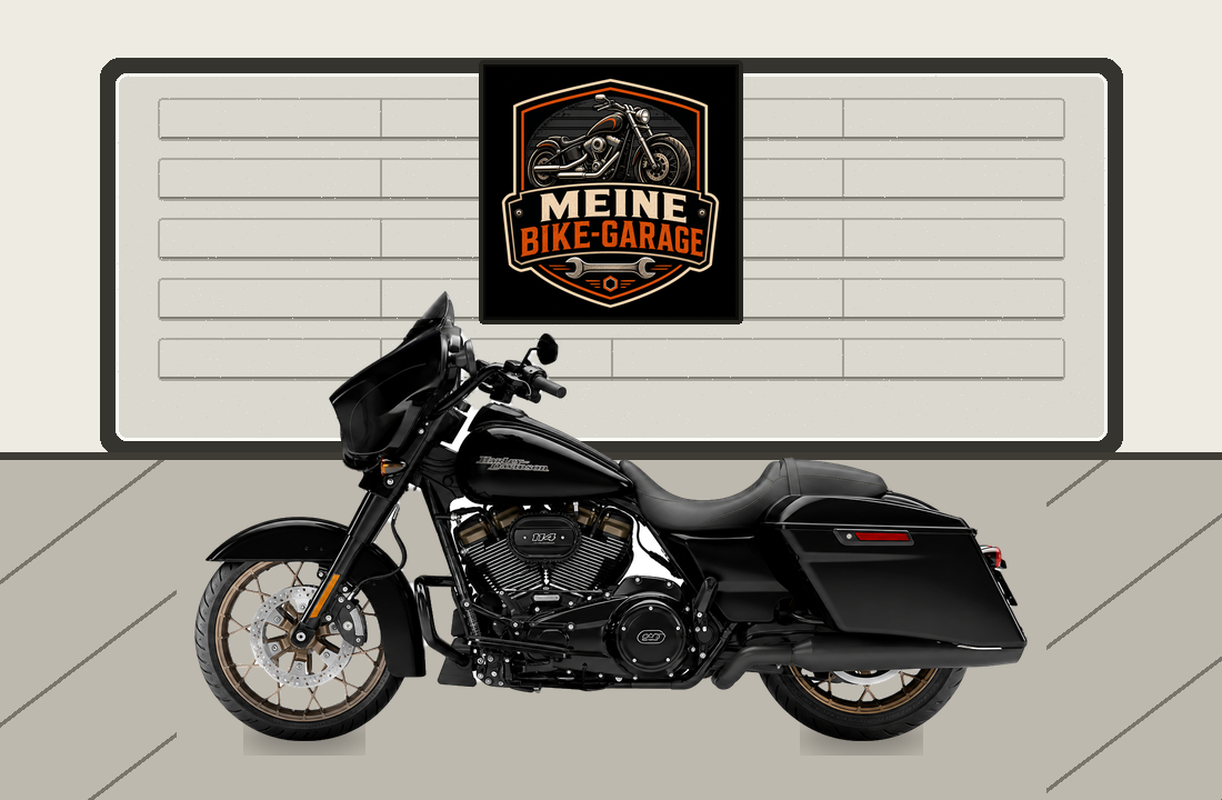 Motorradillustration für Harley-Davidson Street Glide Special