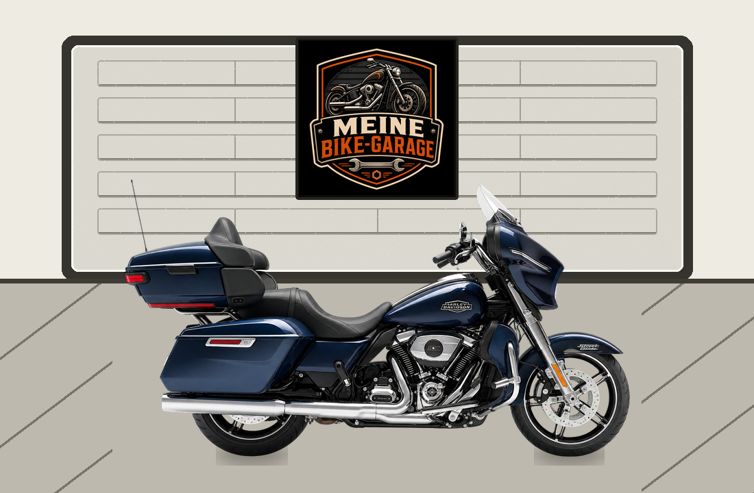 Motorradillustration für Harley-Davidson Street Glide Ultra