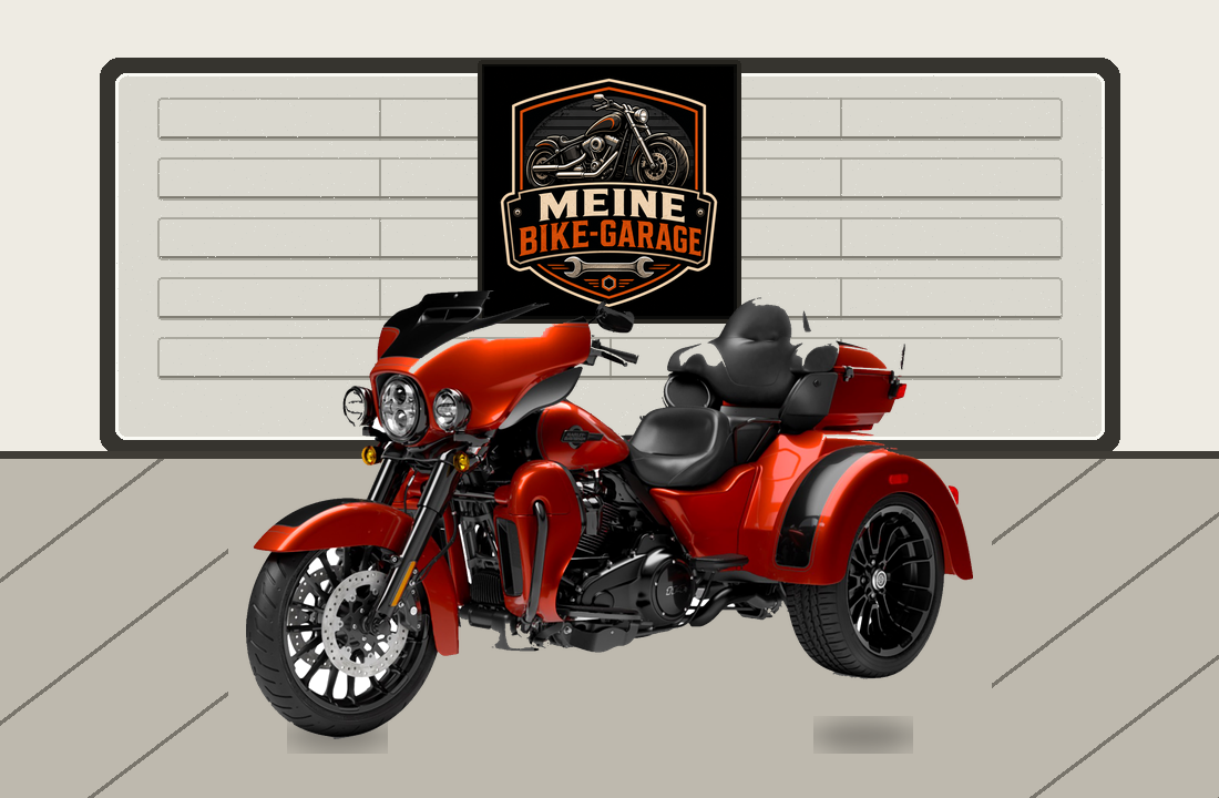 Motorradillustration für Harley-Davidson Tri Glide Ultra
