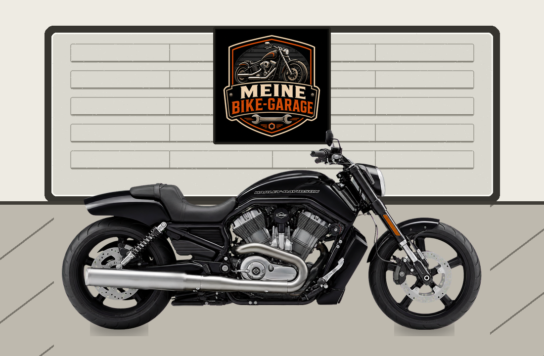 Motorradillustration für Harley-Davidson V-Rod Muscle