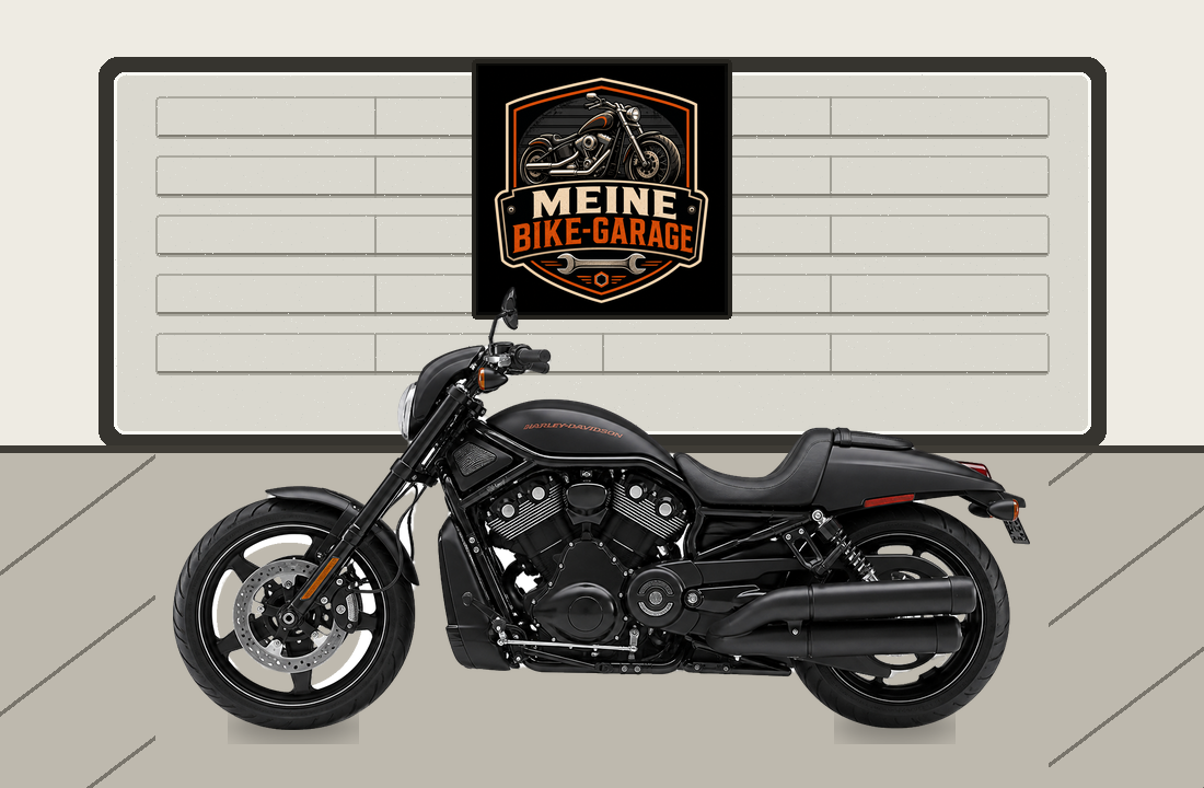 Motorradillustration für Harley-Davidson V-Rod Night Rod